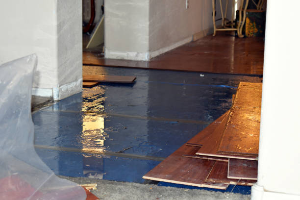 Professional Emergency Water Damage Restoration technician working in Bankston, AL